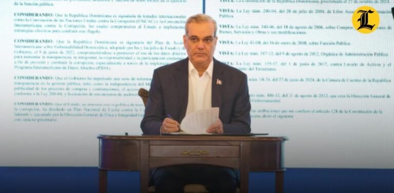 Abinader admite casos de corrupción sobre todo en las provincias hay algunos casos
