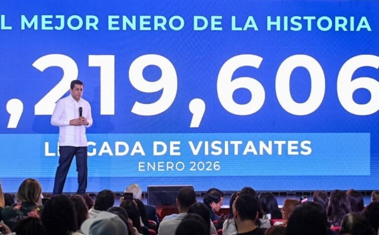 República Dominicana recibió 1,2 millones de visitantes en enero